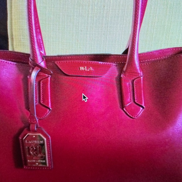 Ralph Lauren Leather Tate City Shopper - Picture 7 of 7